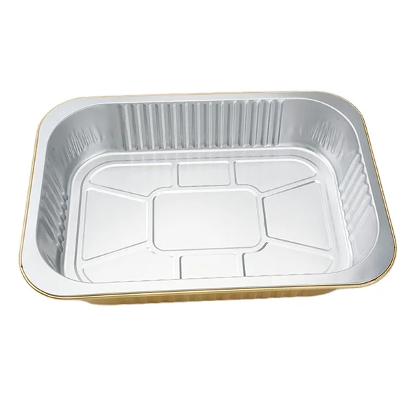 3500ml New Food Grade Disposable Tin Foil Baking Pan Aluminum Foil Tableware Fast Food Container