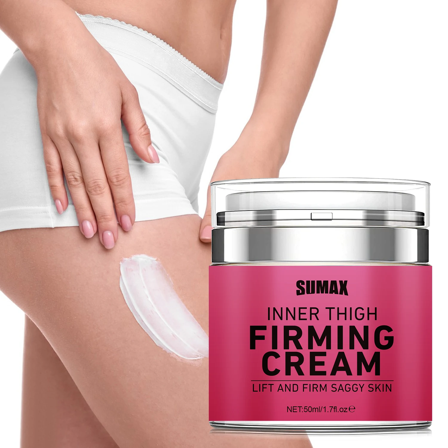 Natural Ingredients Moisturizing INNER THIGH FIRMING CREAM To Firming Skin And Reducing Wrinkles 50ml Support Custom Logo