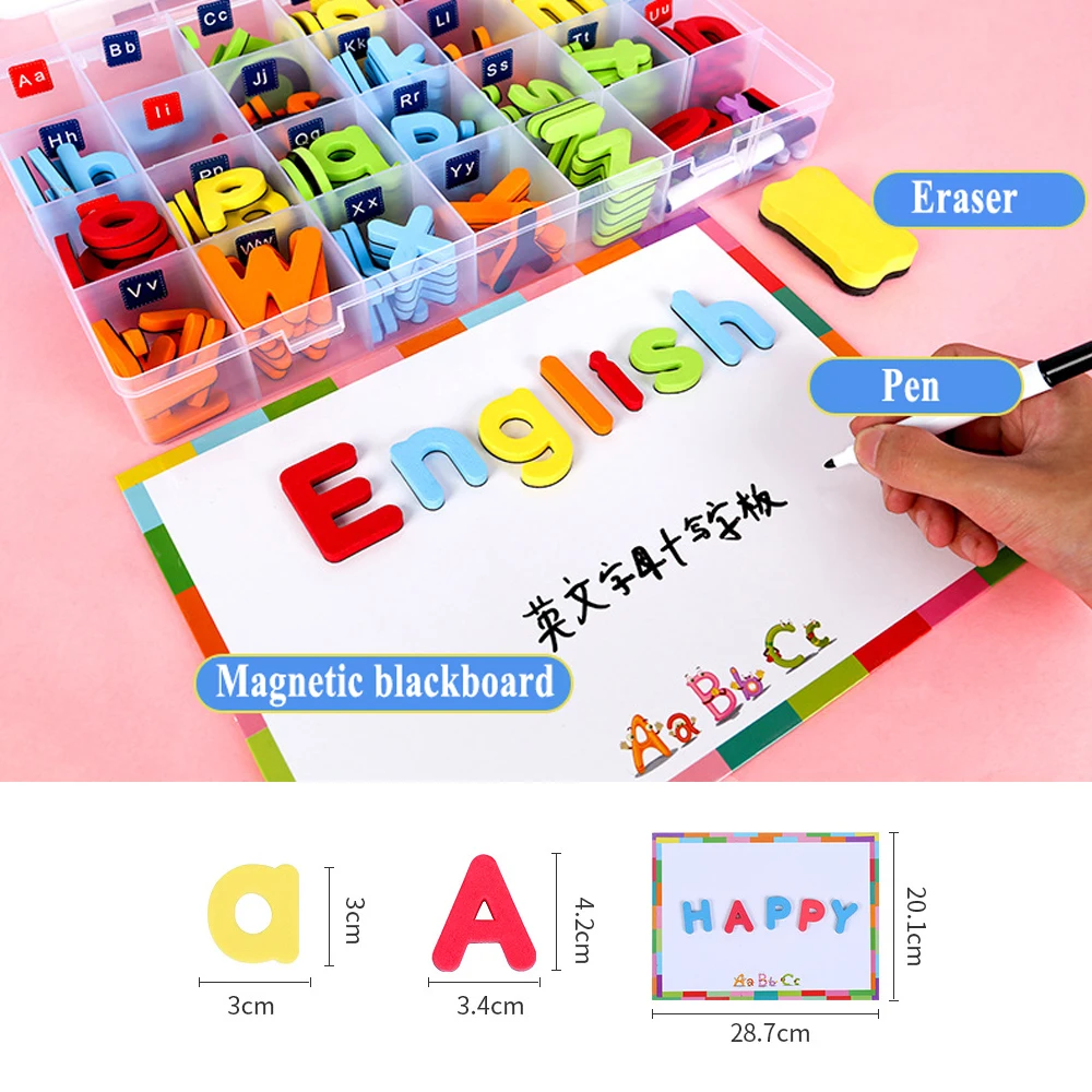 Custom alphabet letters and numbers eva foam Magnetic letters