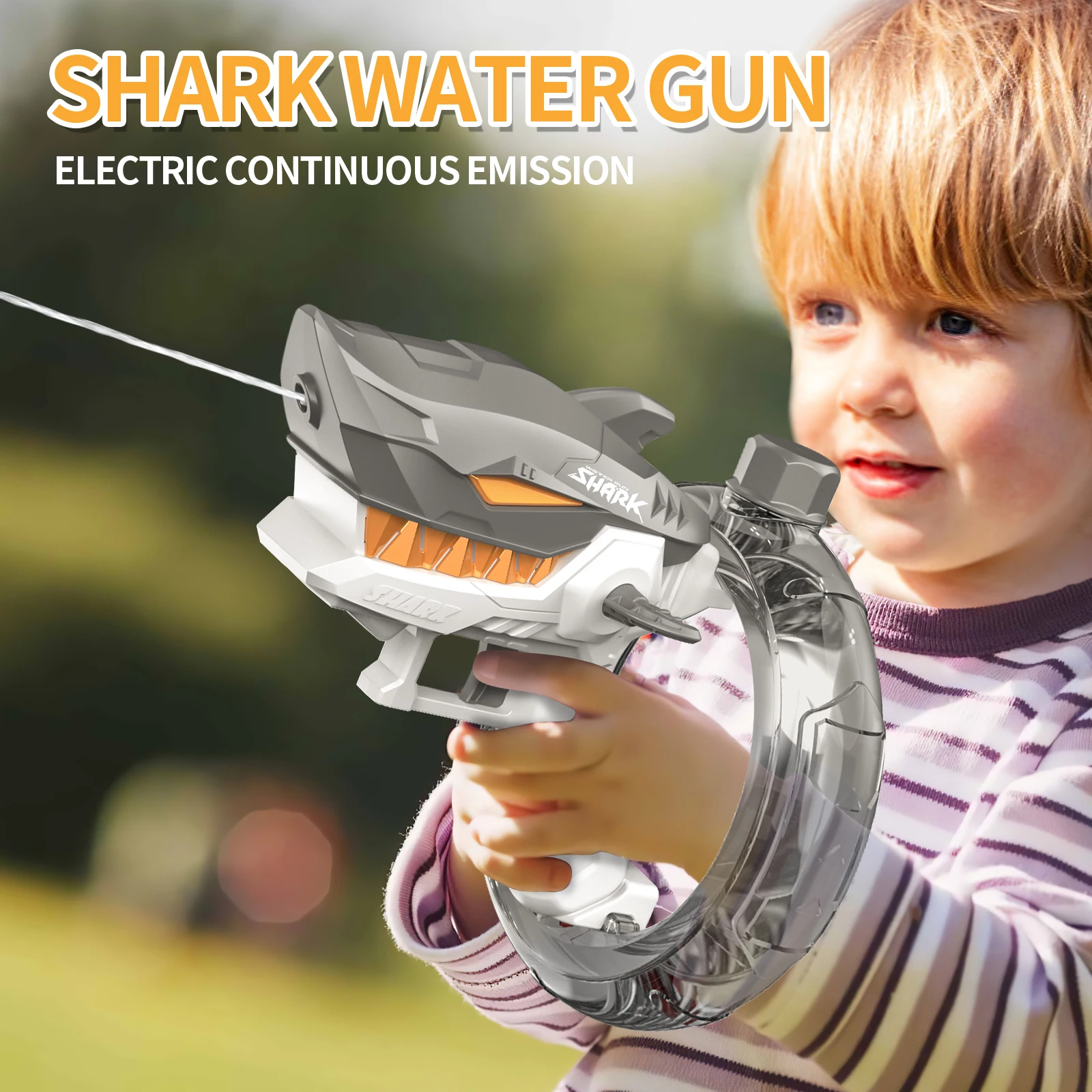 Shark Animal Shaped Water Guns Toys Hot Sale Active Outdoor Toy Shooting Play Game Squirt Auto Refill Water Blaster Gun For Fun