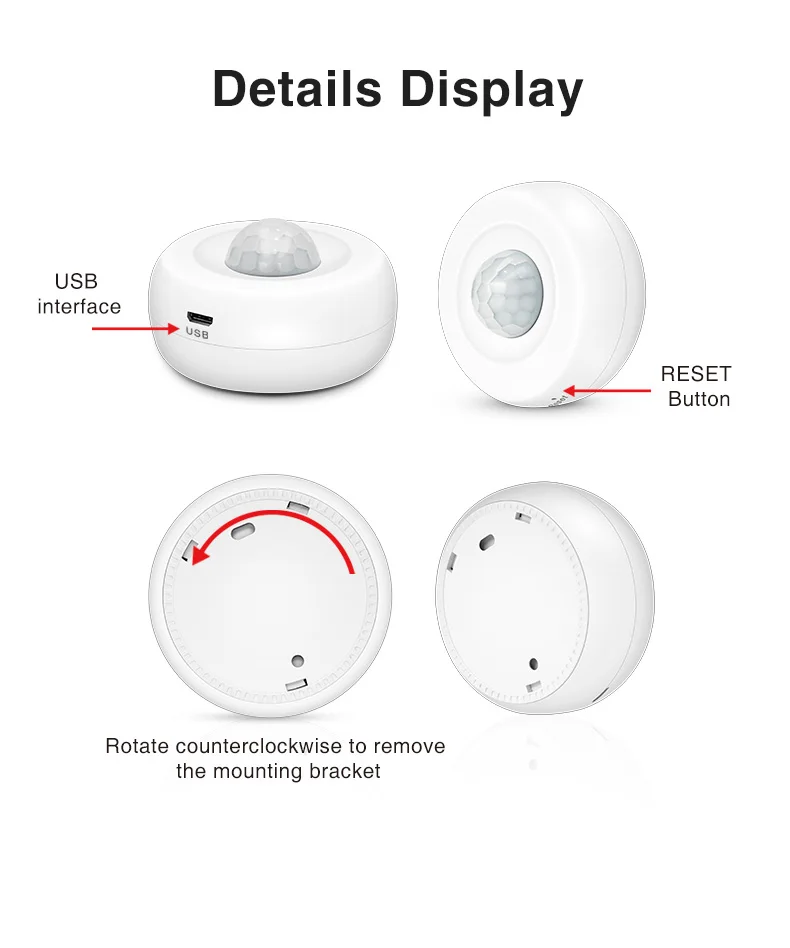 zigbee intelligent home security wifi motion sensor pir motion detector wireless alarm sensors