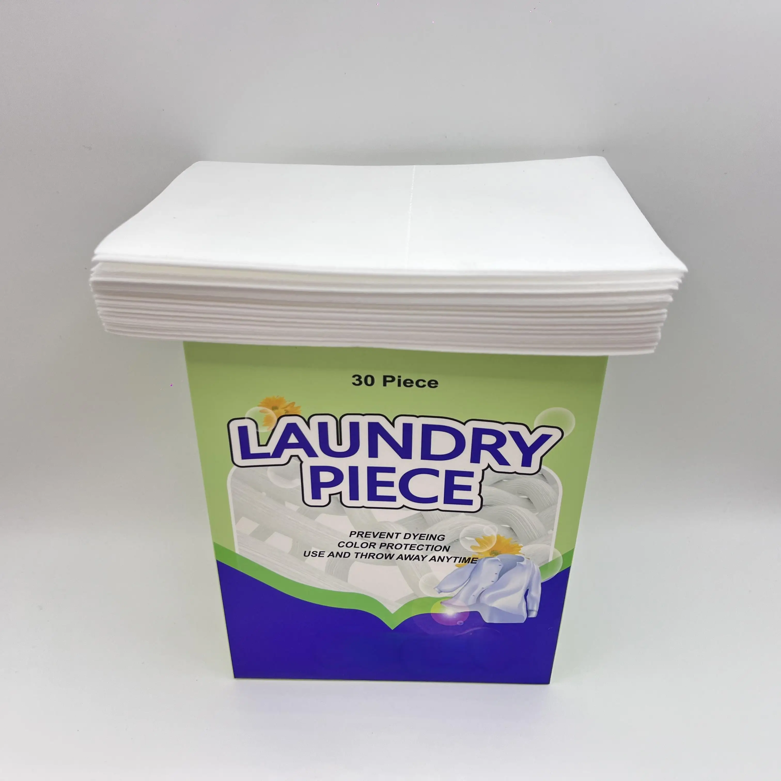 Laundry Tablets Laundrys Detergent Sheets Easy Dissolve Strong Deep Cleaning Detergent Underwear Clothes Laundry Bubble Pape