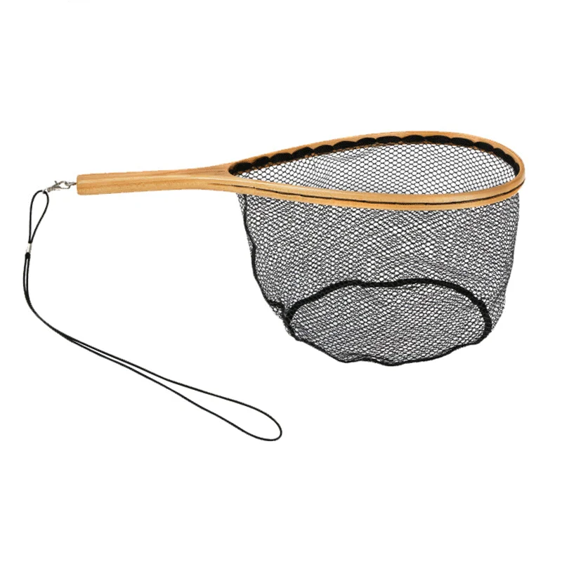 New design 210g 47cm Aluminum Alloy Retractable Fishing Net Telescoping Foldable Landing Net Pole Folding Landing Net for Fly Fi