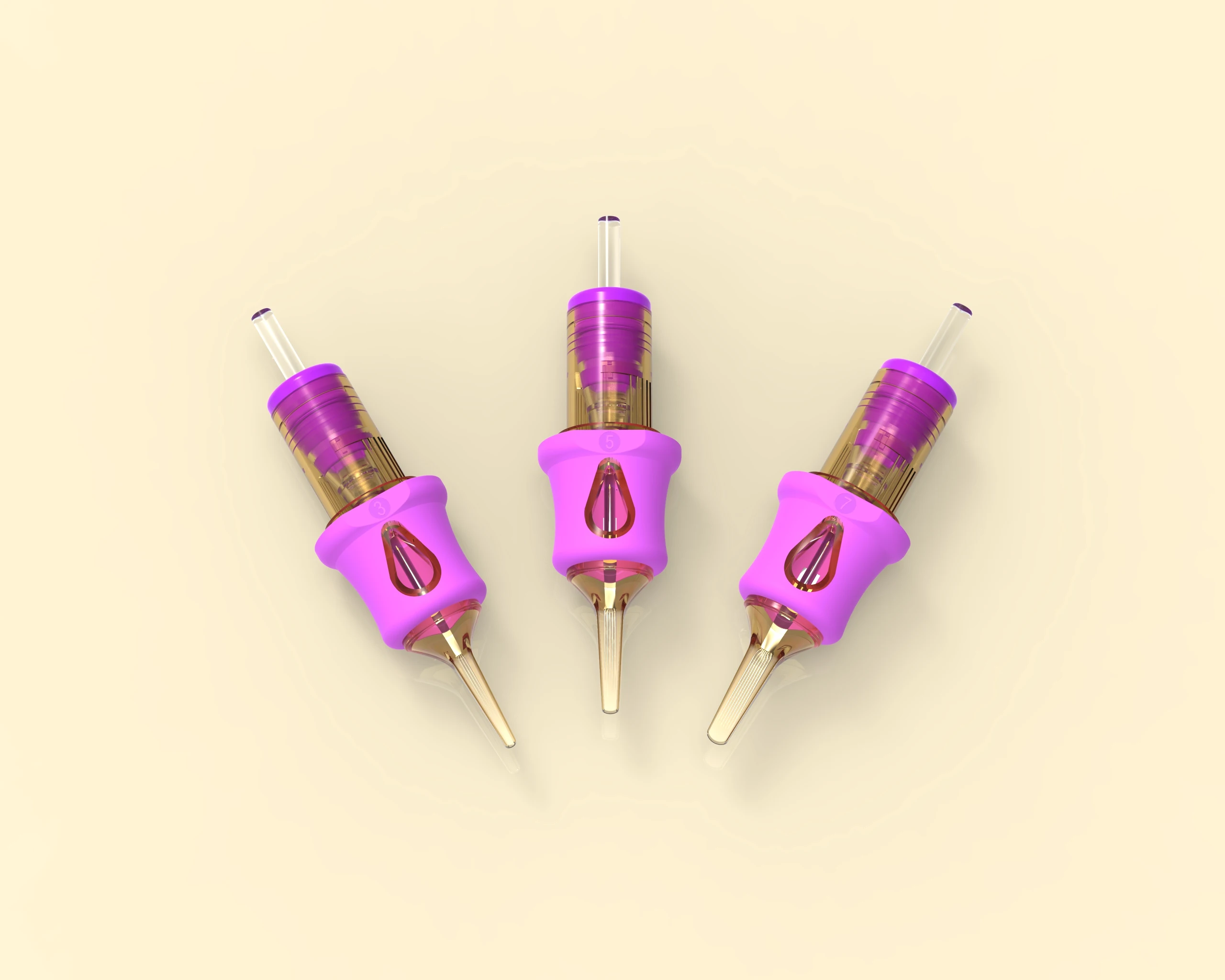 Disposable Premium Sterilized SS 0403RL SMP Permanent Make Up Tattoo Needles Cardridge