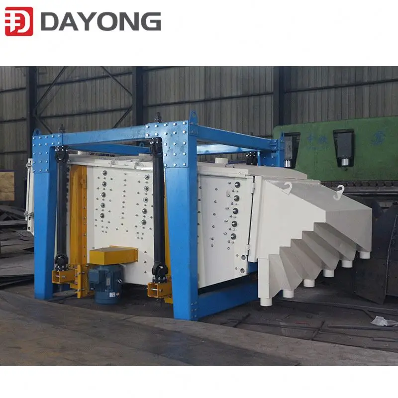 Saudi Arabia double stage four layers rectangle swing sieve for sand screening