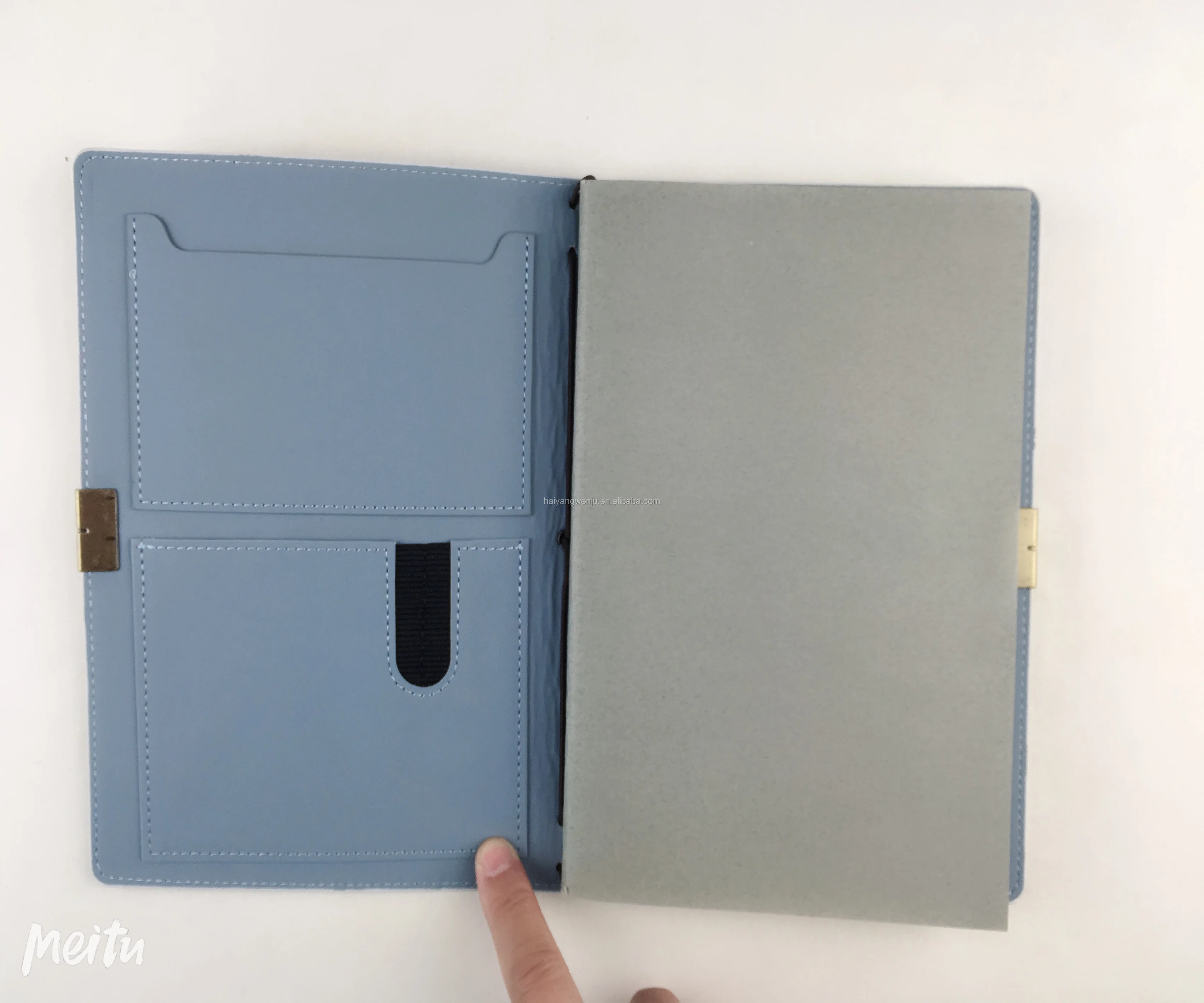 Multifunctional customizable notebook pu leather account book