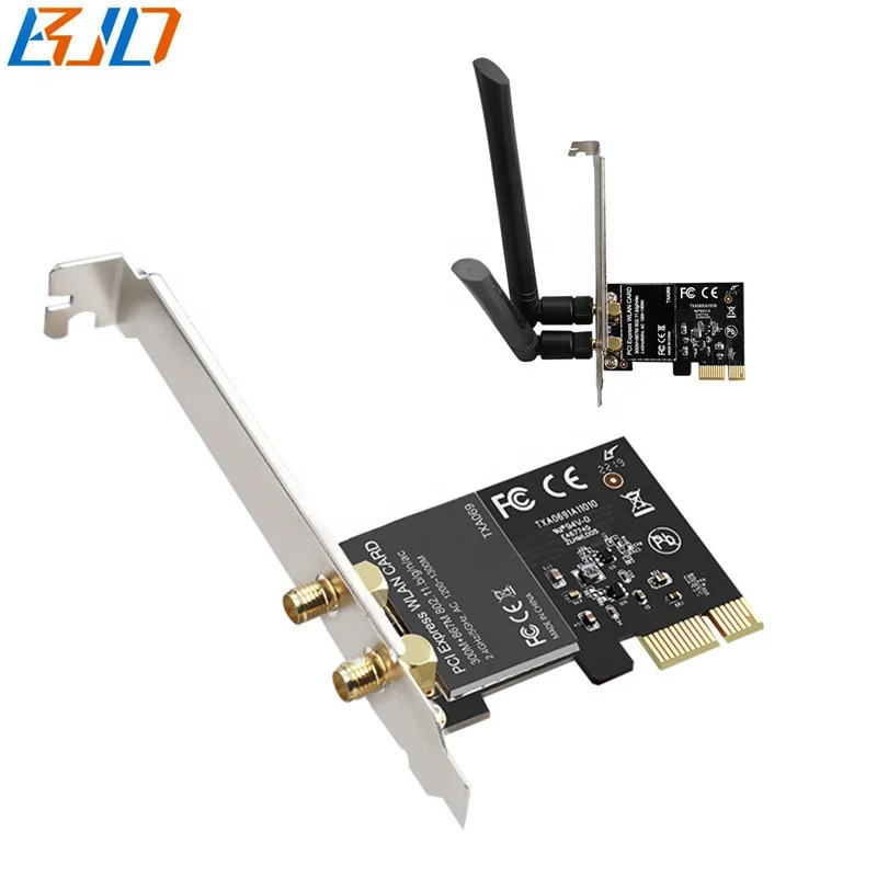 1200Mbps Dual Band 2.4G 5G PCIe WIFI Wireless Lan Network Adapter Card Realtek 8112AE chip