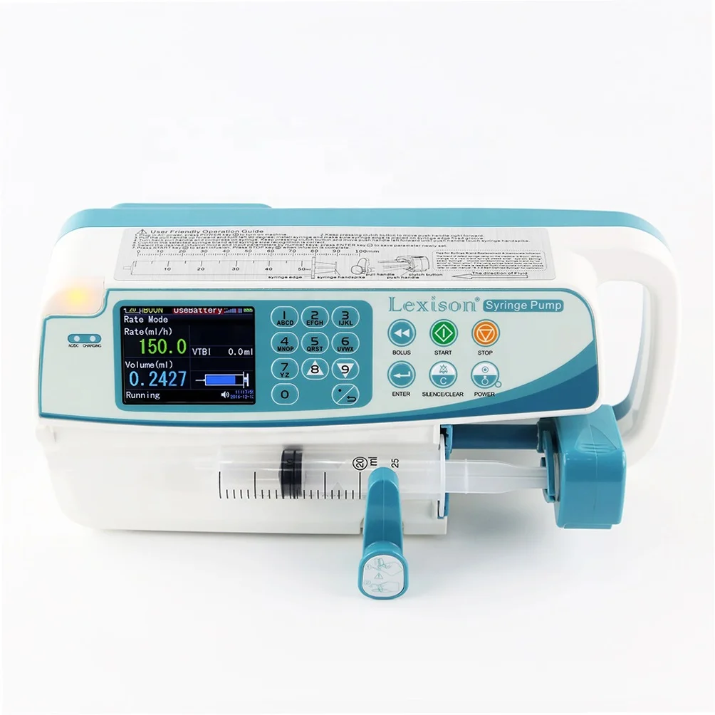 Lexison Veterinary Equipment: PRSP-H4000V High Quality Cheap Price Veterinary use Syringe Pump for animal use