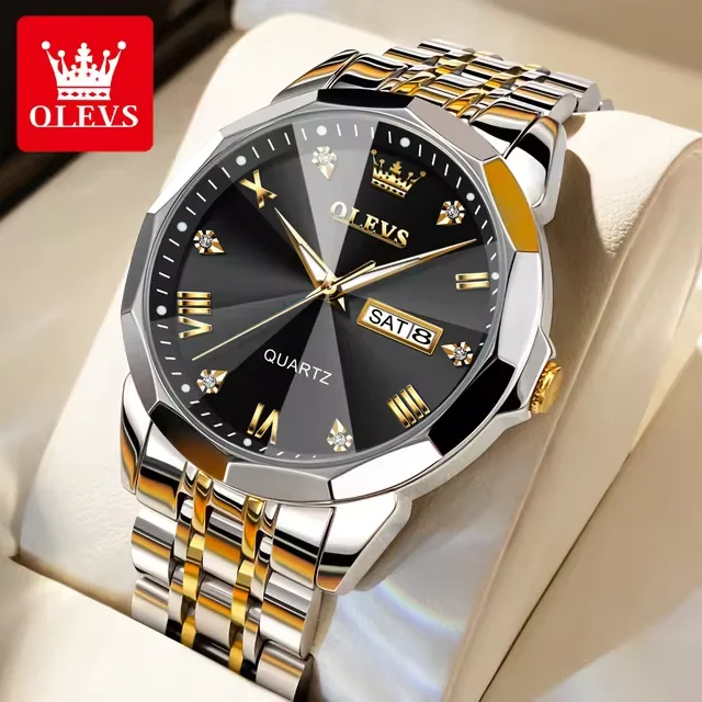 OLEVS 9931 New Watch Rose Gold Women Women Business Quartz Watches Ladies Luxury Female Wrist Watch