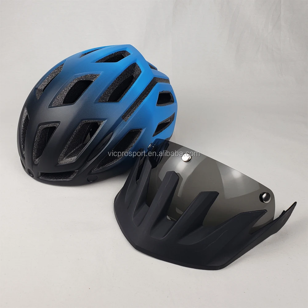 
New model inmould superlight custom bicycle helmet with LED light 