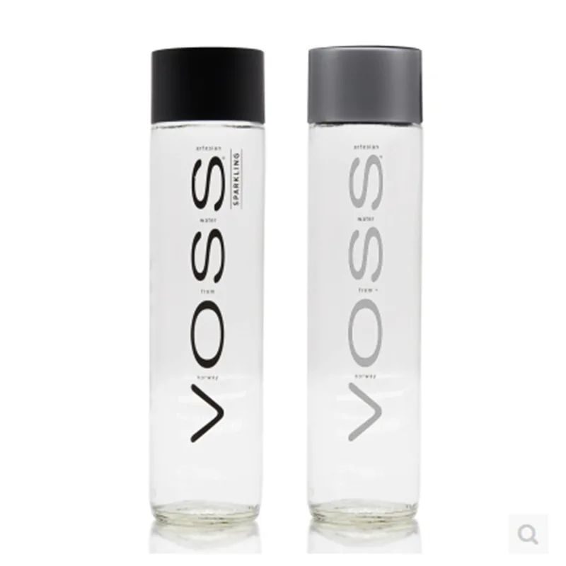 Горячая Распродажа, Voss стеклянная бутылка для воды, бутылки для напитков, стеклянные бутылки для сочных напитков