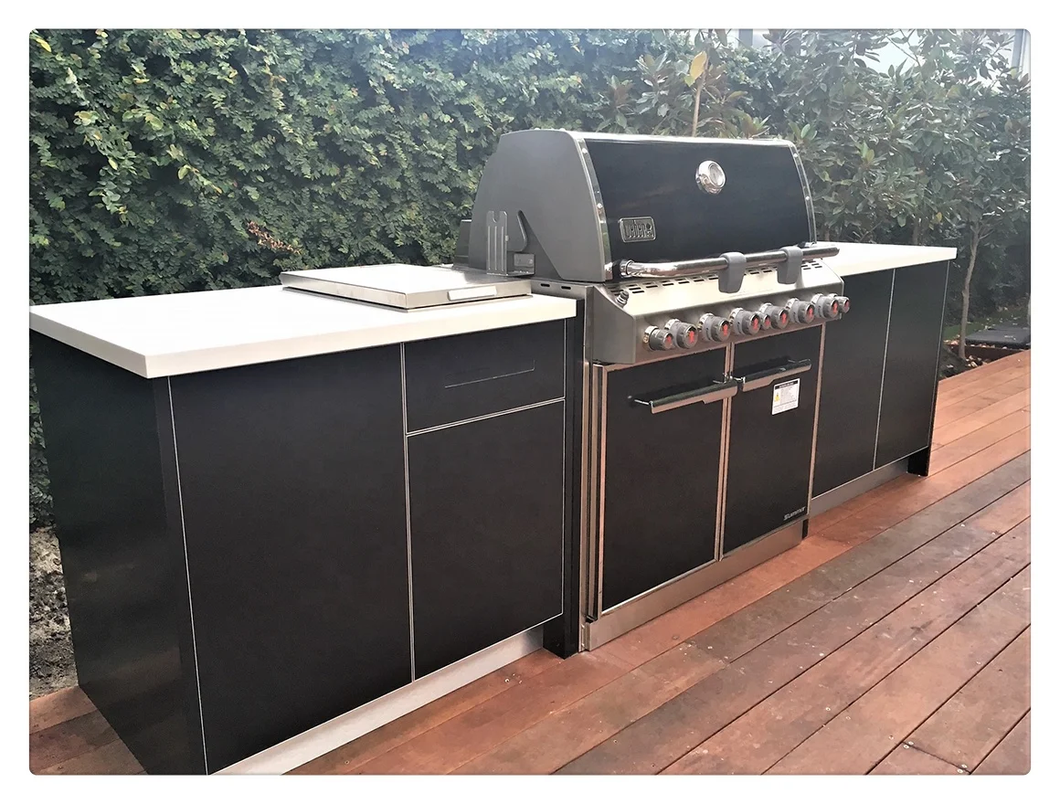 2021 Australian Outdoor Kitchen Cabinets Gas Grill Customized Outdoor Kitchen 304 Stainless Steel Outdoor Kitchen Cabinets