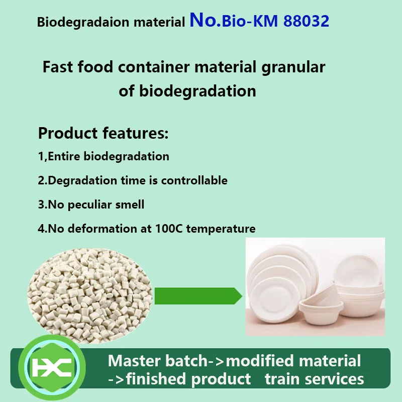 Compostable plastic material for snack box,modified biodegradable raw material