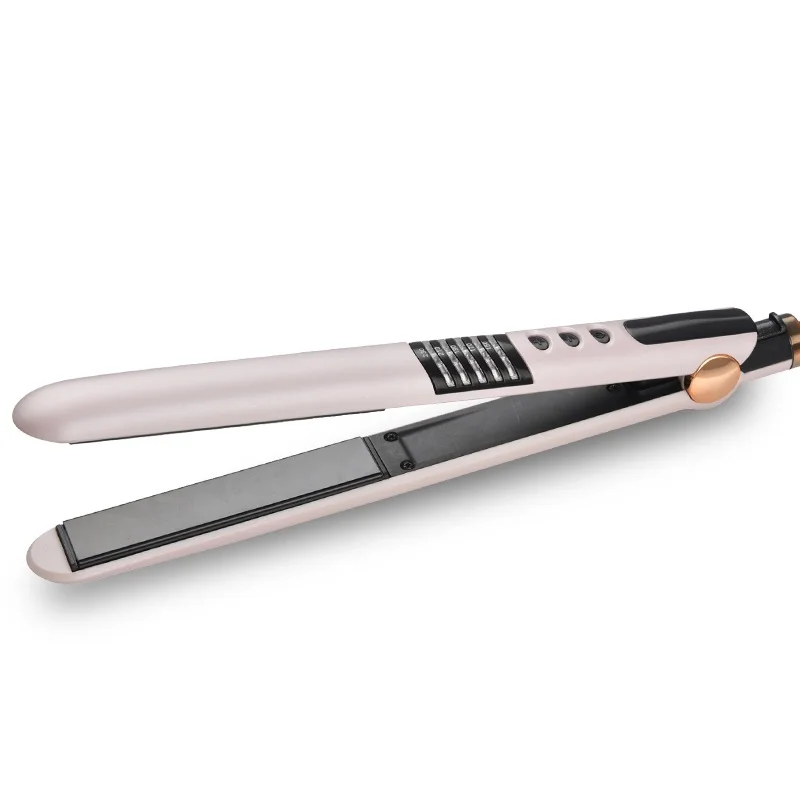 Custom professional Fast Heating Slim nanoTitanium Plate Type Private label Flat Iron Hair Straightener