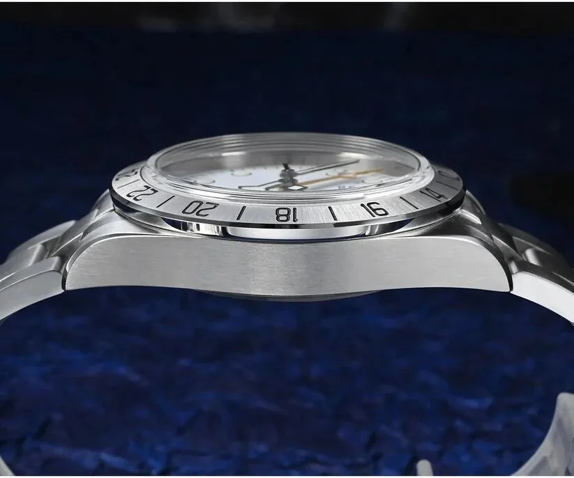 Luxury Sports 40MM GMT Diving Men Watch Automatic Super Luminous Sports Water Resistant 100m Wrist  Watch Clean