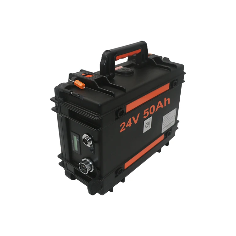 Rechargeable batterie lithium ion lifepo4 battery pack 24V 50ah 80ah 100ah Portable Storage battery for RV