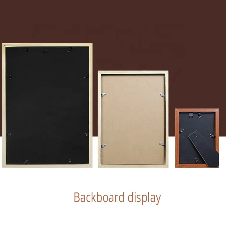 Hot Selling 13 Colors A3 A4 11X14 Solid Wood Sign Photo Frame Wholesale for Picture Wall Frame Print Frame Cadre Photo Mural