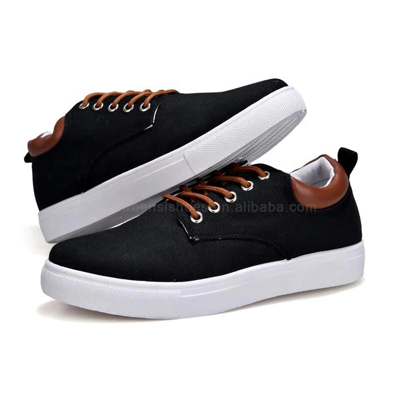 2025 new fashion lace up sneakers men casual shoes custom cheap men canvas shoes