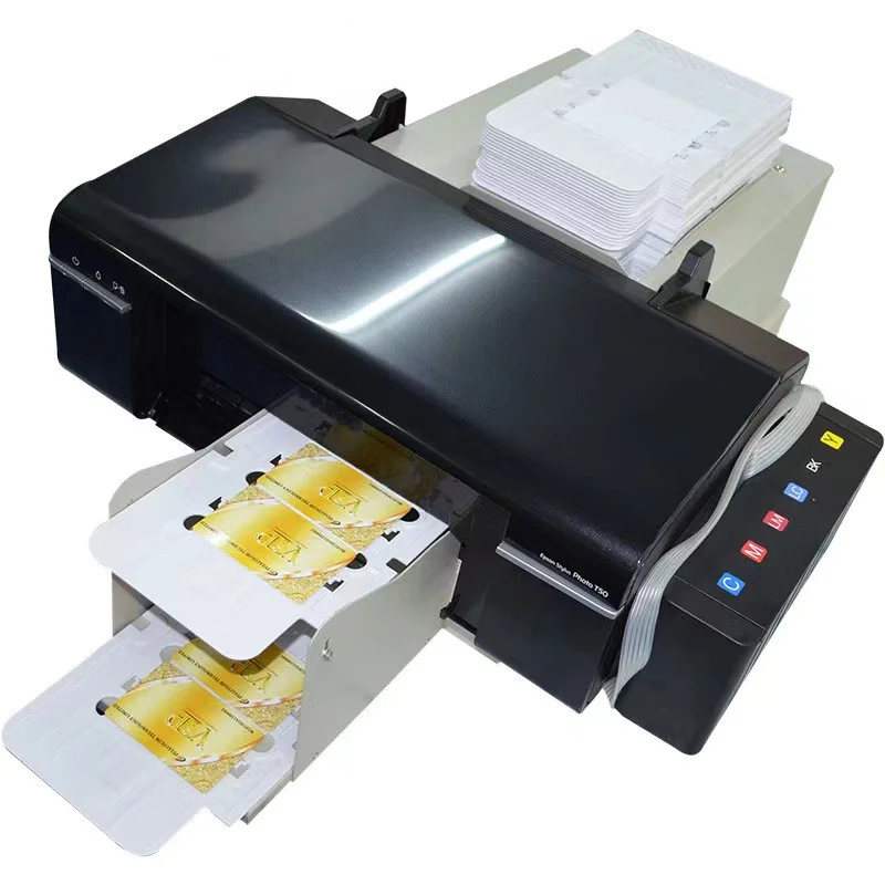 Professional Card Printer for PVC Business ID Card DVD Inkjet Printing L800