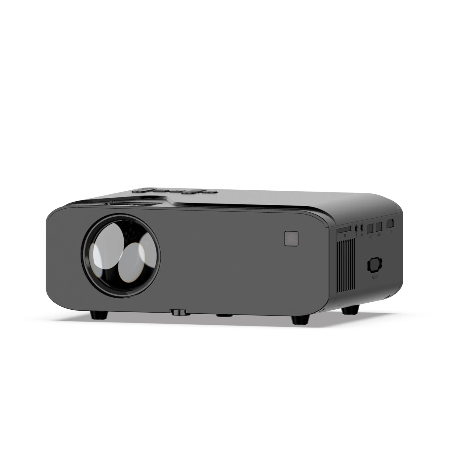 Android 4K Портативный светодиодный проектор, умный видеопроектор, проектор 4500 люмен Full HD Wi-Fi мини-проектор