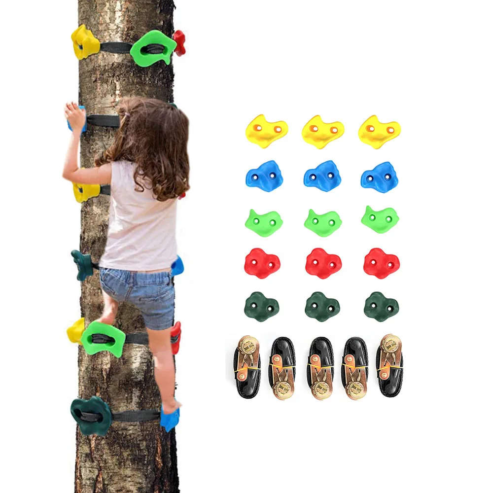 32 Pc For One Carton Children Outdoor Adventure Rock Climbing Stones Kids Rock Climbing Holds