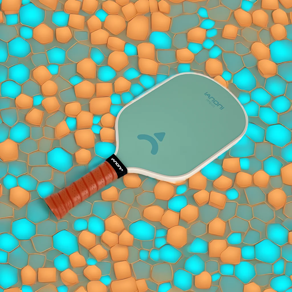 IANONI higher quality NEW Professional/training carbon fiber/glassfiber 13mm thickness shape pickleball racket