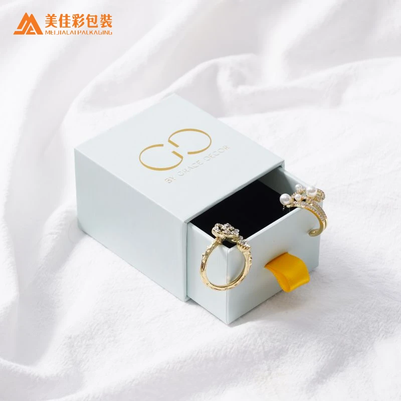Wholesale Custom Cardboard Paper White Jewelry Gift Luxury Ring Box Packaging For Rings