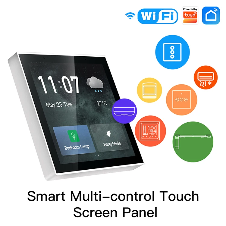 Smart Home Tuya Zigbee Switch Intelligent Scene Touch Control Panel