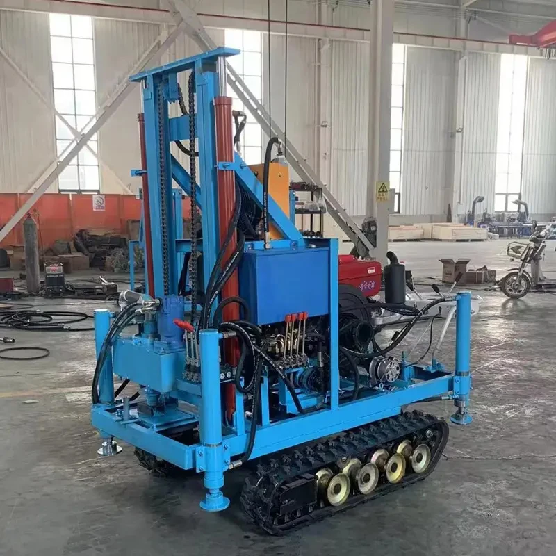 Hot Sale Mini Mobile Compressor Portable Hydraulic Diesel Bore Water Well Drilling Machine