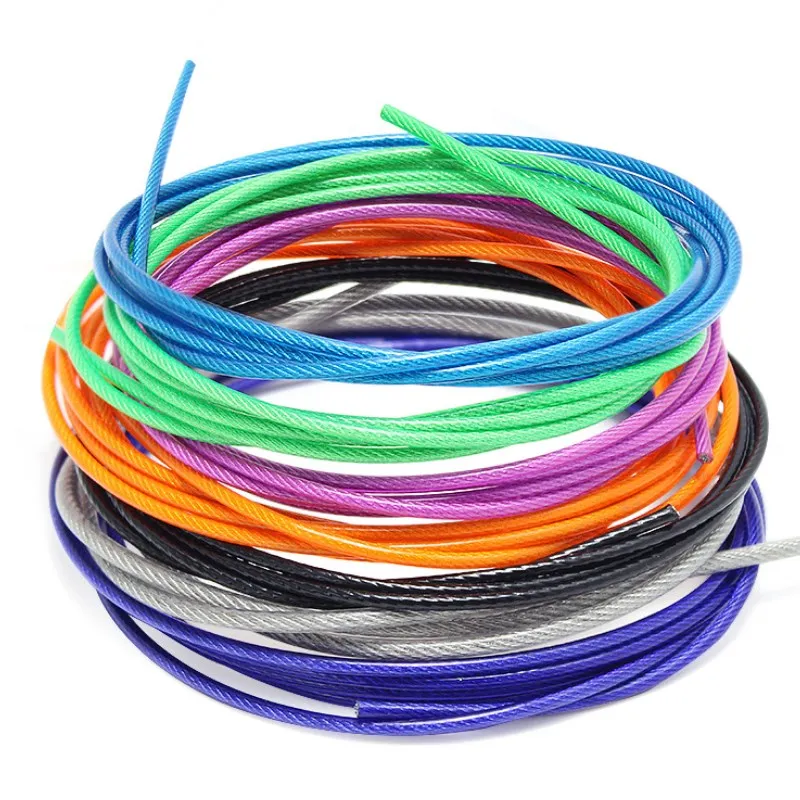 7x7 2mm wire Nylon PVC PA plastic coated stainless steel cable