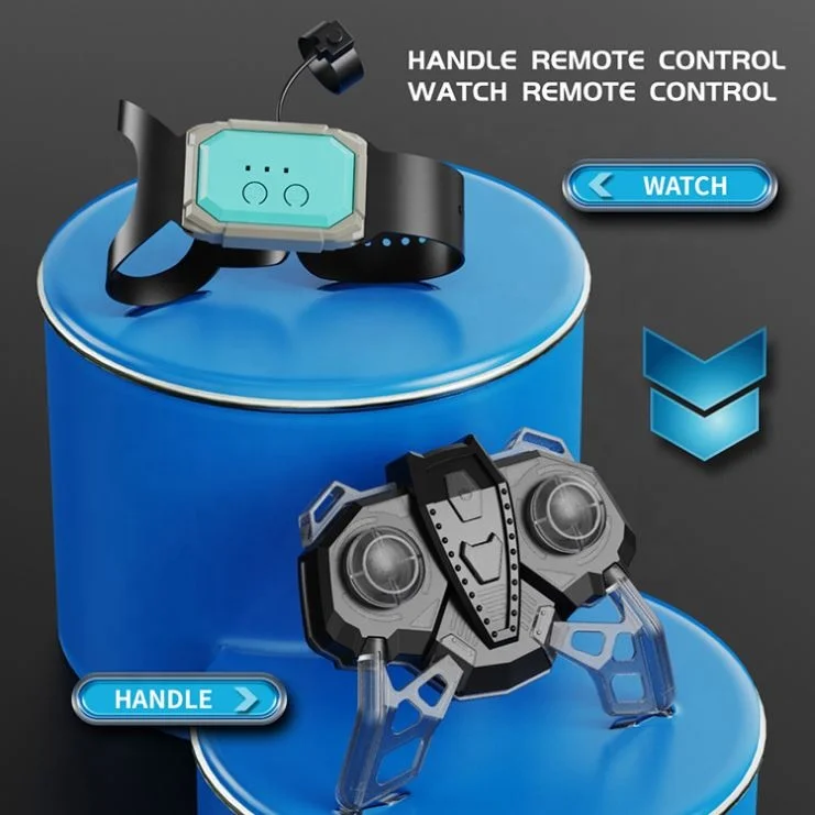 Handa Newest 2.4G Auto Demo Spray 360 Rotation Toy Car Eight Wheels Monster Transformation Rc Stunt Car With Music Light