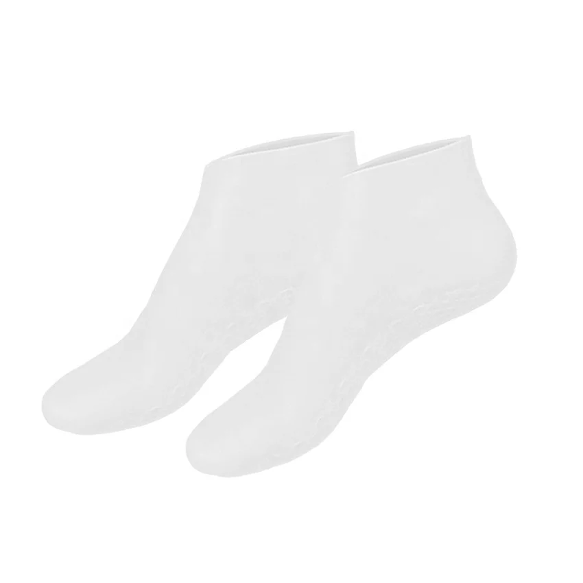 Silicone Moisturizing Socks Aloe Socks Silicone Gel Heel Socks for Women Men Dry Cracked Foot Skin HA01231