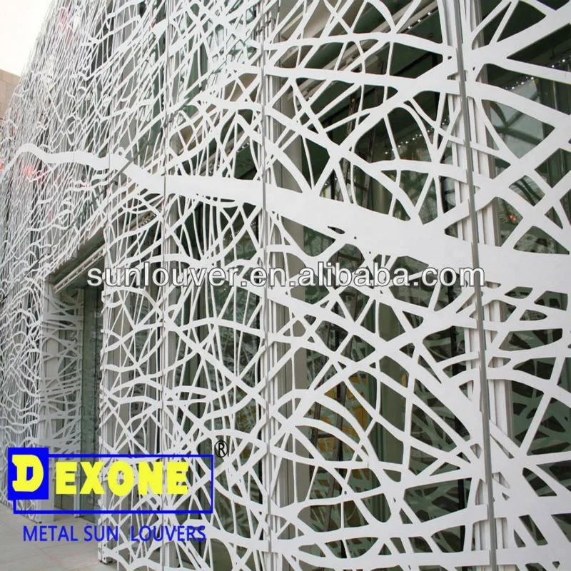  CNC алюминиевая декоративная настенная панель для металлических занавесных стен и