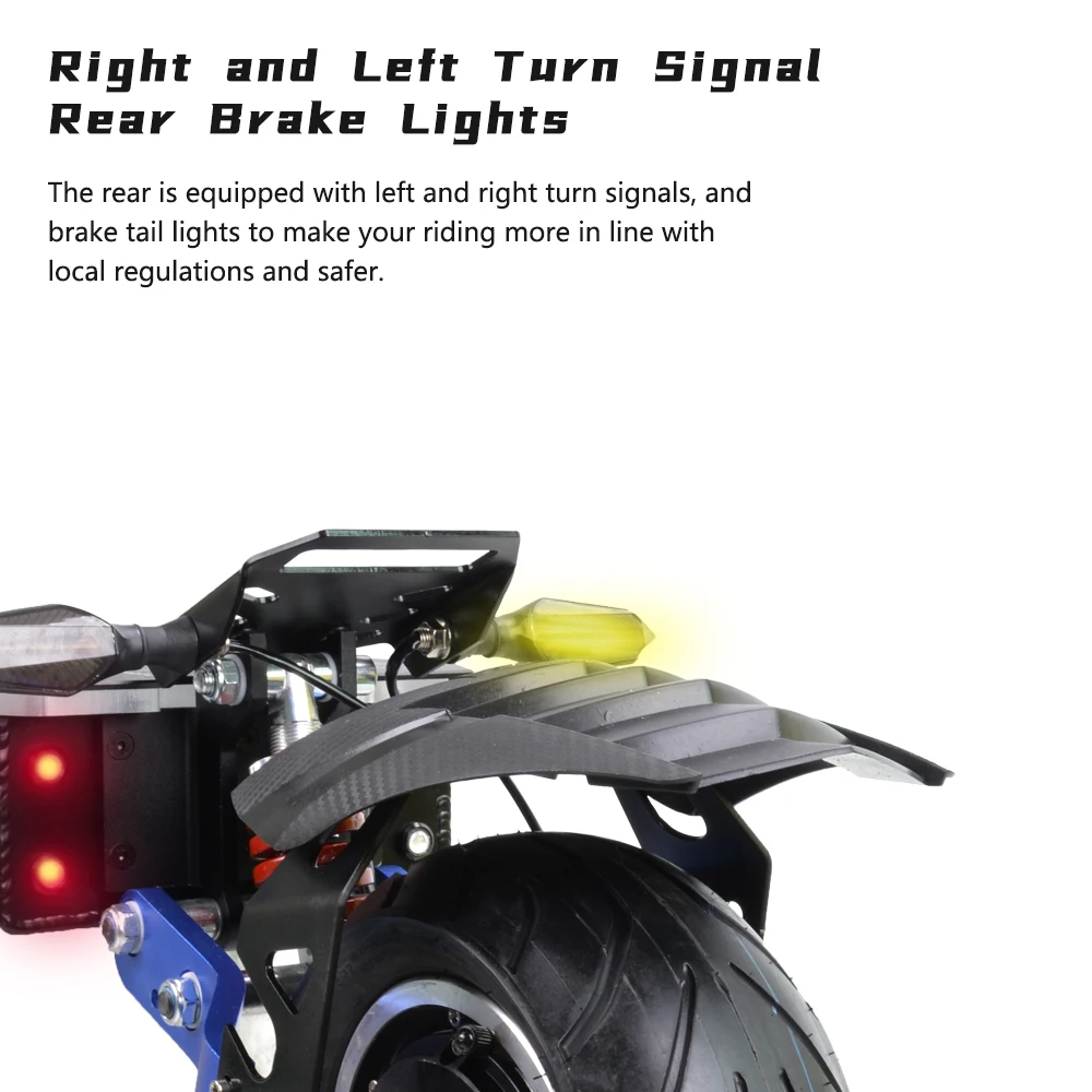 Halo Knight T108 Blue 60V 6000W Electric Scooter Dual Motor 96KM Long Distance Powerful Off Road Electric Scooter For Adults