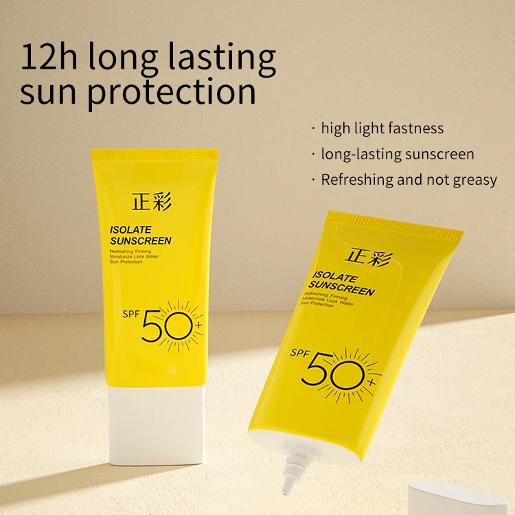 OEM Wholesale Face cream Natural Organic Body and Face Sunblock Spf50 Moisturizing Sunscreen lotion