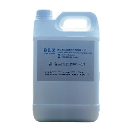 Cheapest factory price JN100-40/1 large particle size silica sol for ceramics and refractory materials