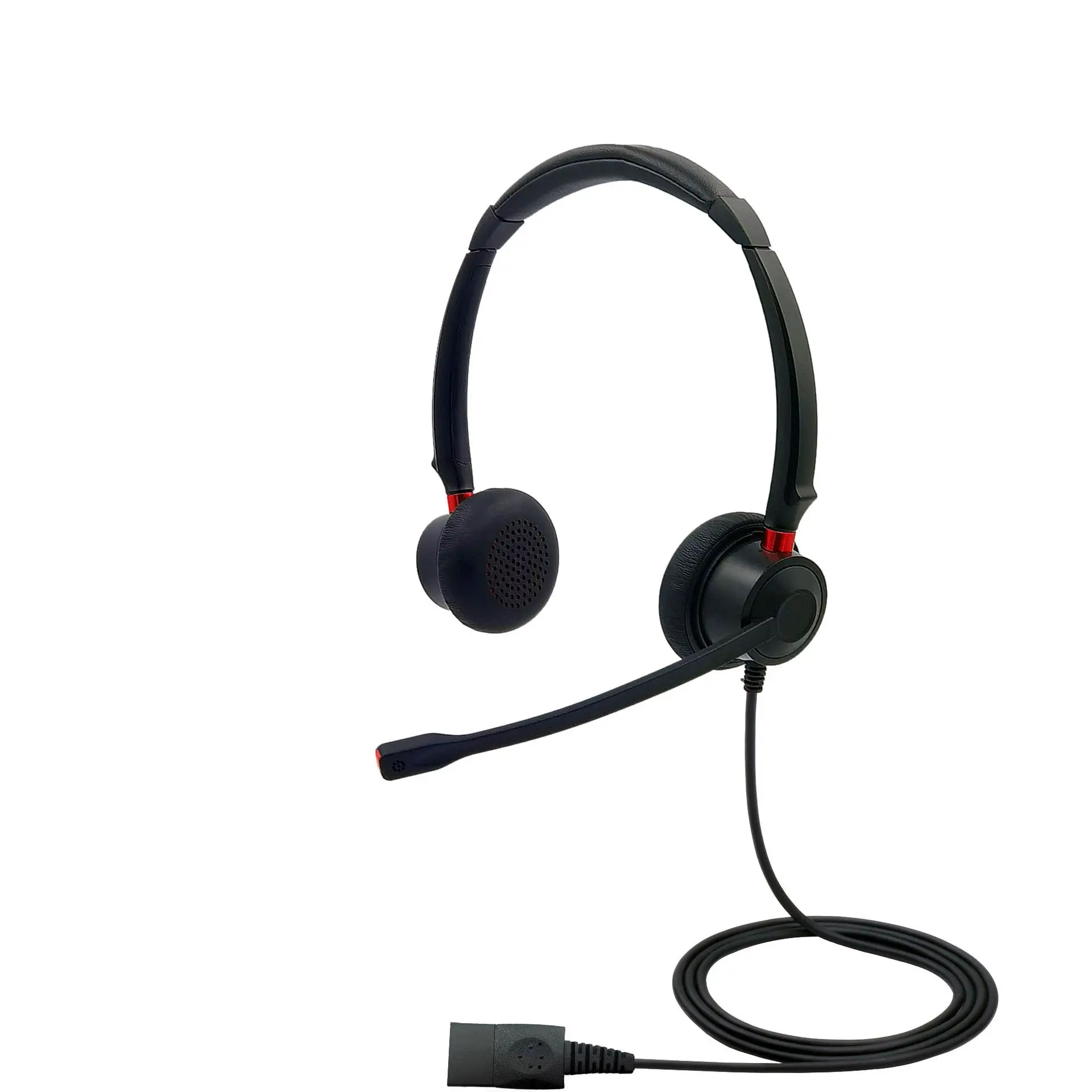 Wholesale telephone headset with USB plug  for  call center used microphone headphone