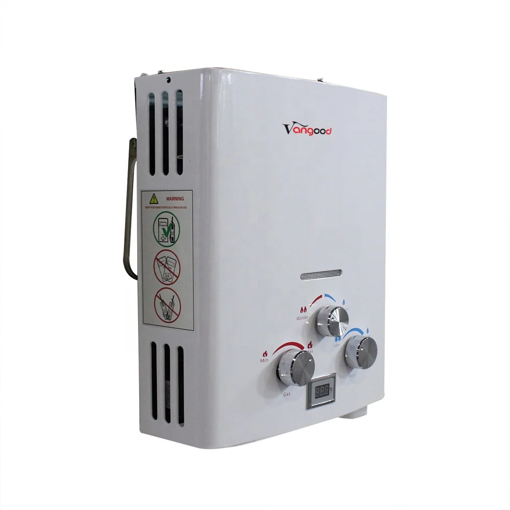 Rv Camping Natural Gas Tankless Water Heater Instant Smart Hot Water Shower Outdoor Portable 6l Gas Water Heater