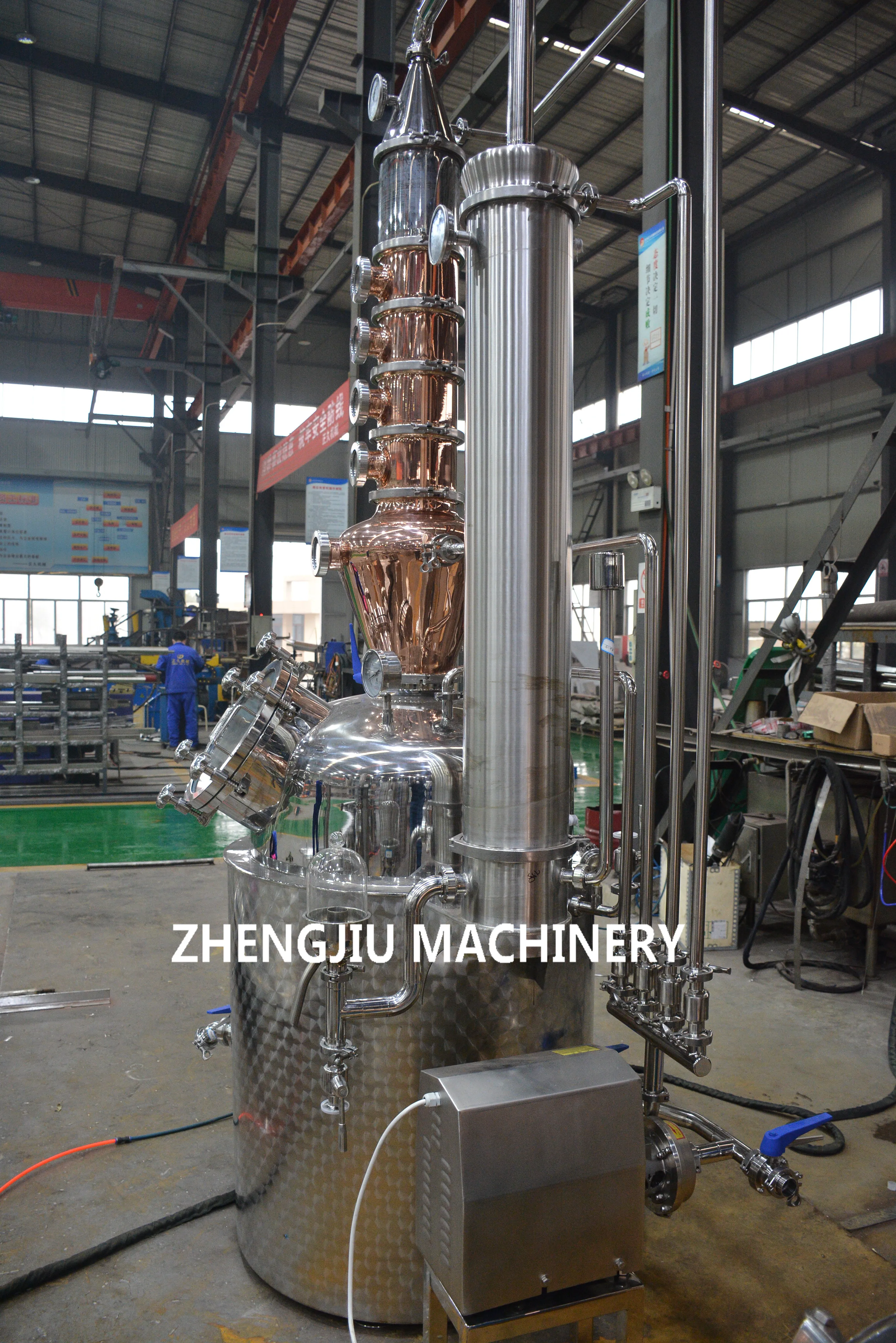 distillation column other beverage & wine machines distil grain