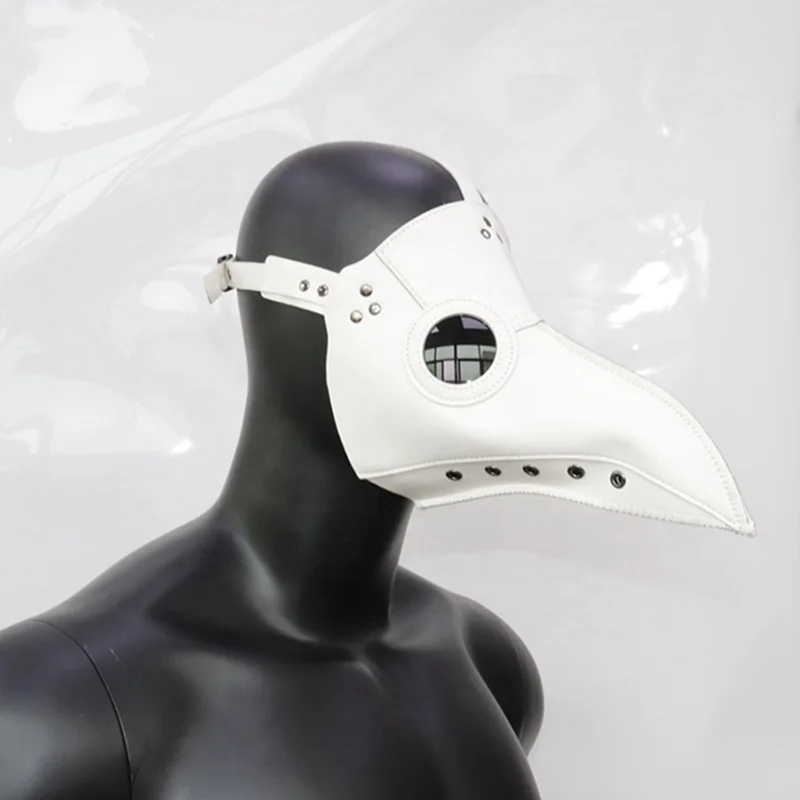 Halloween Carnival Costume as Killer Black Death Protective Mask, Steampunk Movie Props Holiday Party Masks