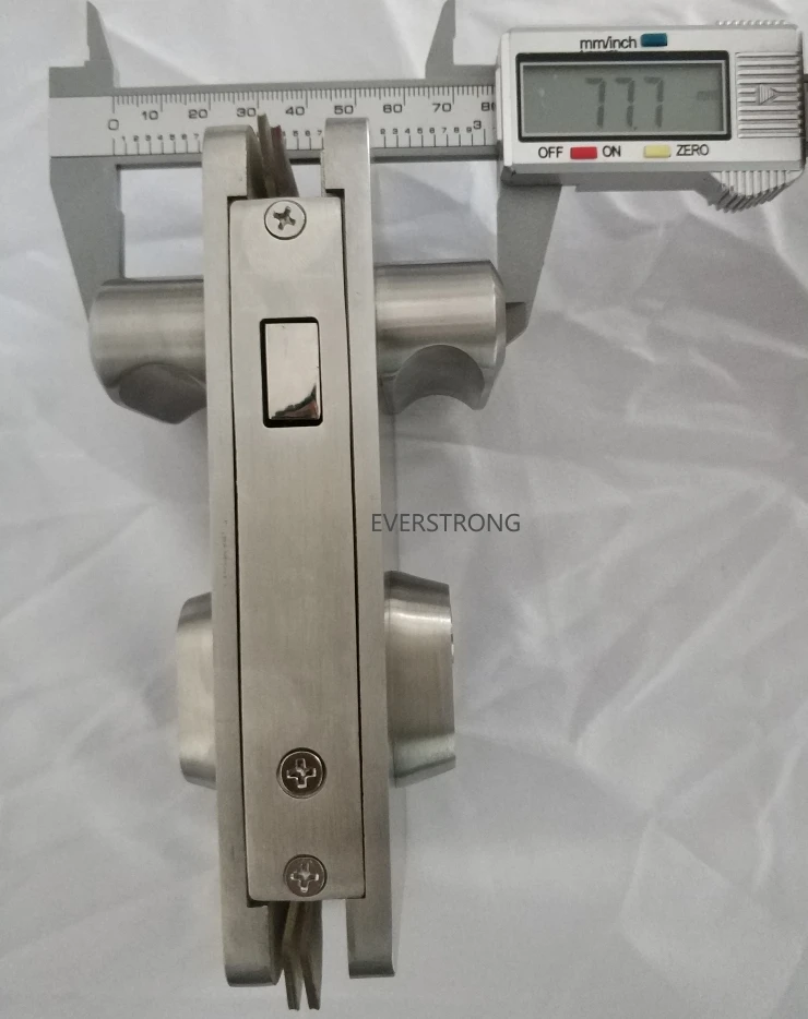 High quality heavy duty  G032 frameless double side stainless steel glass sliding door lock