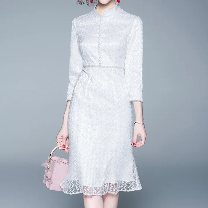New Chinese-style modified cheongsam dress