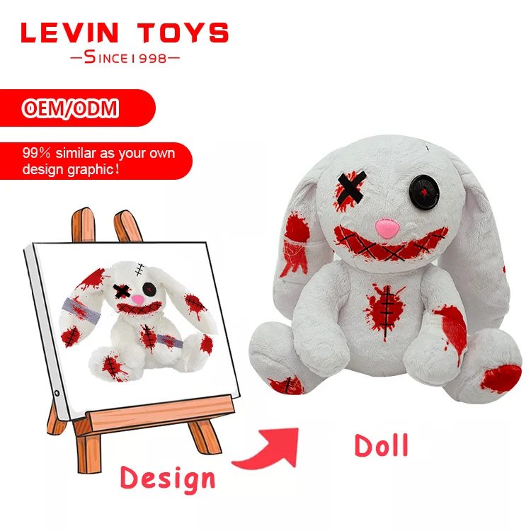 Игрушки LEVIN OEM/ODM Мультяшные животные аниме игрушки плюшевые на заказ сделайте собственный фильм