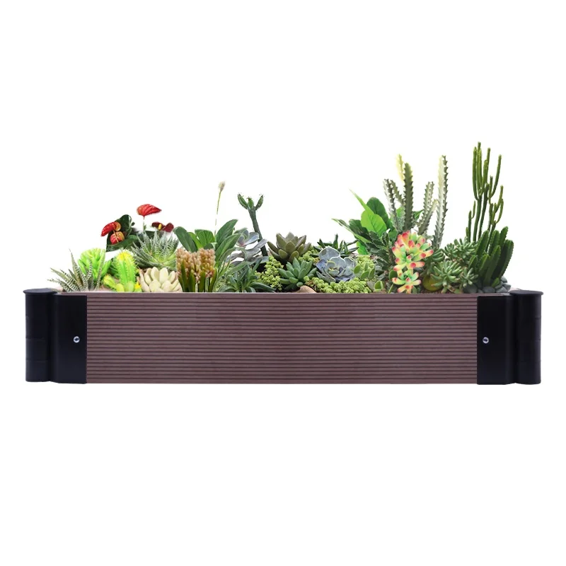Wood-Plastic Composites Modular Raised Garden Bed