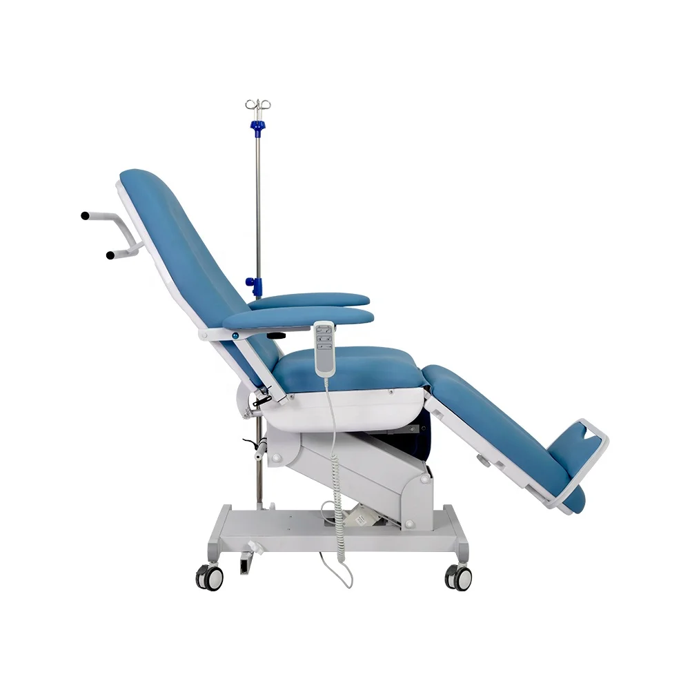 3 Motors Electric Adjustable Infusion Chair Dialysis Chair Blood Collection Chair For Hospital