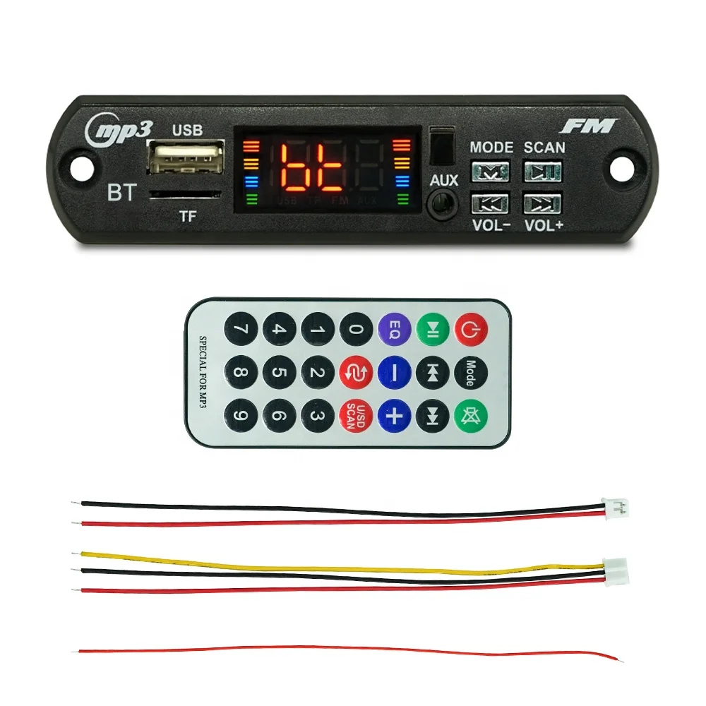 FM USB беспроводной BT Bluetooth MP3 плеер модуль дистанционного управления