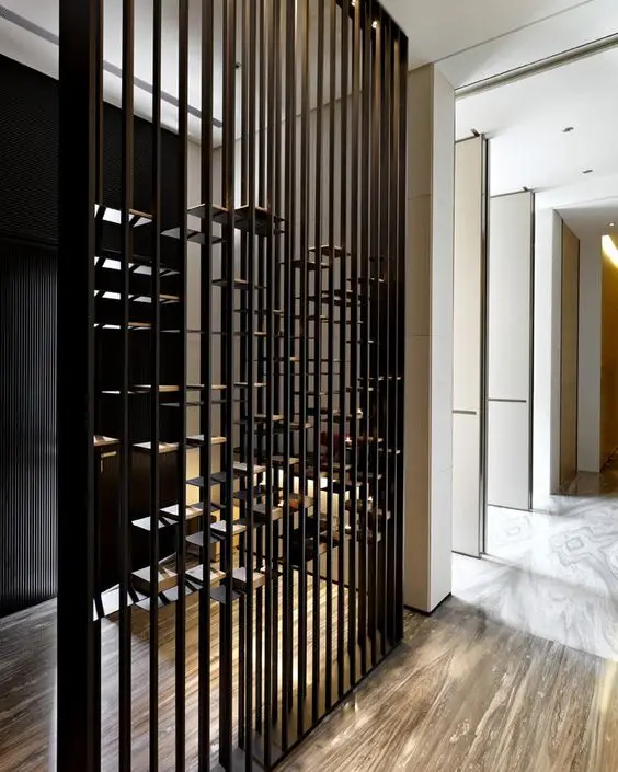 Hotel Decorative Stainless Steel Mirror Screen Modern Traditional Separator Room Divider