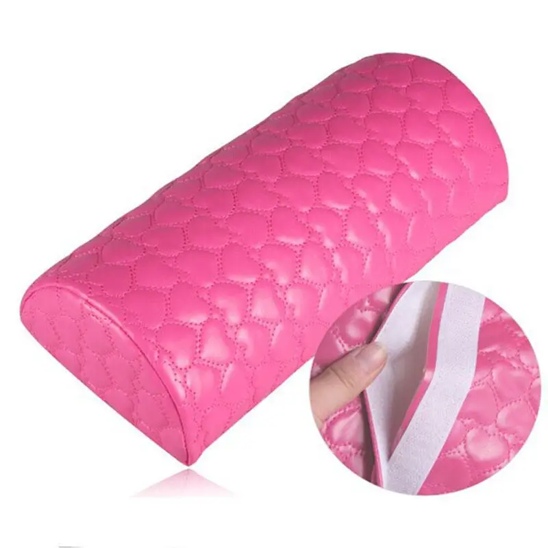 MU Nail Hand Pillow Half Round Peach Heart Hand Pillow Cushion Nail Leather Face Love Hand Pillow