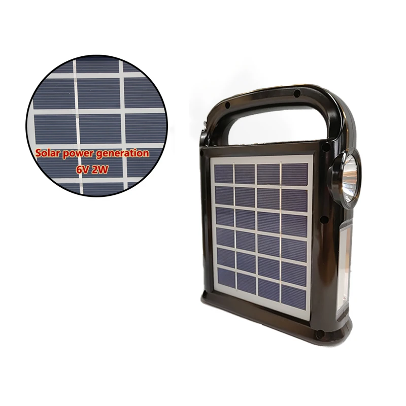 solar cell Factory customization Outdoor portable emergency led light monocrystalline solar panels renewable energy  flashlight