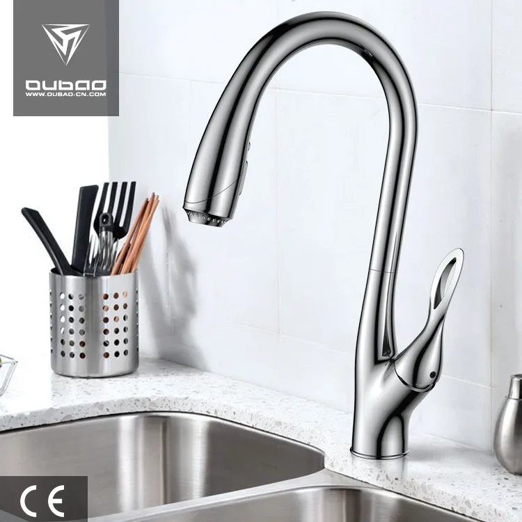 Kaiping factory brass goose neck kitchen sink water mixer tap